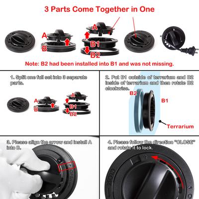 Show full view: OiiBO Glass Screen Ventilation Reptile Terrarium slide 6 of 8