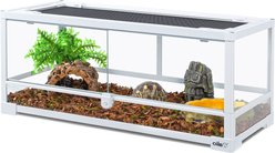 OiiBO Reptile Glass Terrarium, White, 20-gal slide 1 of 6