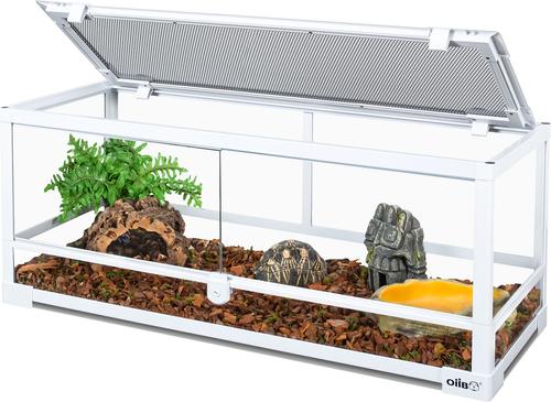 Show full view: OiiBO Reptile Glass Terrarium, White, 20-gal slide 2 of 8