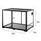 Show in main carousel: OiiBO Tempered Glass Reptile Terrarium, Black, 34-gallon slide 3 of 8