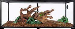 OiiBO Tempered Glass Reptile Terrarium, Black, 64-gallon slide 2 of 7
