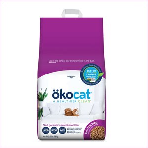 Okocat Mini Pellets Unscented Clumping Wood Cat Litter, 21.5-lb bag
