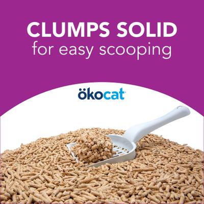 Show full view: Okocat Mini Pellets Unscented Clumping Wood Cat Litter, 27.5-lb bag, bundle of 2 slide 6 of 12