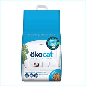 Okocat Original Premium Wood Clumping Cat Litter, 18.8-lb bag