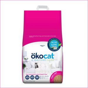Okocat Super Soft Clumping Wood Unscented Cat Litter, 15.8-lb bag