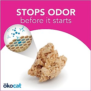 Okocat Super Soft Clumping Wood Unscented Cat Litter, 15.8-lb bag