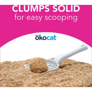 Okocat Super Soft Clumping Wood Unscented Cat Litter, 22-lb bag