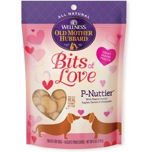 Old Mother Hubbard Bits of Love P-Nuttier Dog Treats, 6-oz bag