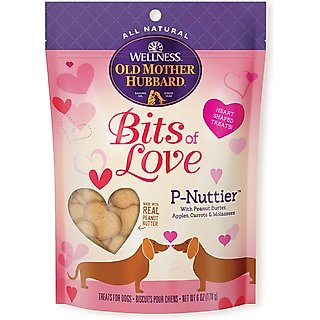 Old Mother Hubbard Bits of Love P-Nuttier Dog Treats, 6-oz bag slide 1 of 7