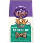 Old Mother Hubbard by Wellness Mother's Solutions Minty Fresh Breath Natural Oven-Baked Biscuits Dog Treats, 20-oz bag