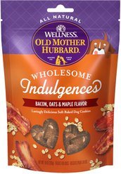Old Mother Hubbard by Wellness Wholesome Indulgences Maple Bacon Natural Dog Treats, 10-oz bag