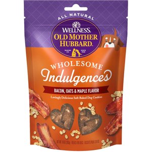Old Mother Hubbard by Wellness Wholesome Indulgences Maple Bacon Natural Dog Treats, 10-oz bag