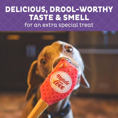 Show full view: Old Mother Hubbard by Wellness Wholesome Indulgences Maple Bacon Natural Dog Treats, 10-oz bag slide 5 of 10