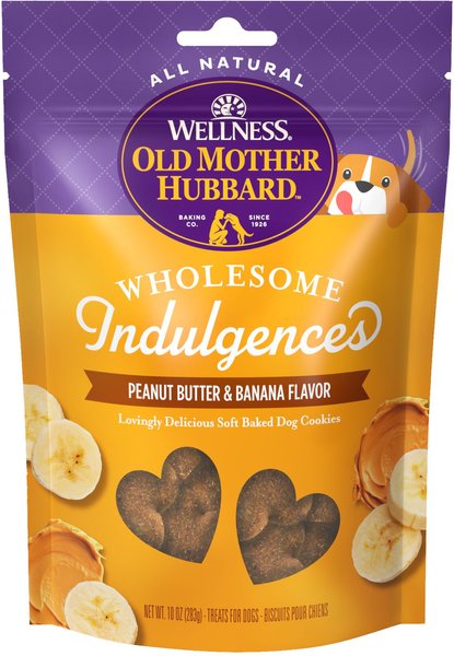 Wellness Old Mother Hubbard Wholesome Indulgences Peanut Butter & Banana Flavor Dog Treats