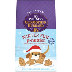 Old Mother Hubbard Winter Fun P-Nuttier Crunchy Dog Treats, 1-lb bag