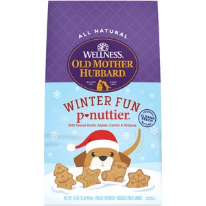 Old Mother Hubbard Winter Fun P-Nuttier Crunchy Dog Treats, 1-lb bag