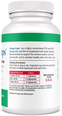 Show full view: Omega-Caps Softgel Capsules for Cats & Small Dogs, 60 count slide 10 of 11