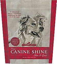 Omega Fields Omega Canine Shine Skin & Coat Dog Supplement, 2-lb bag