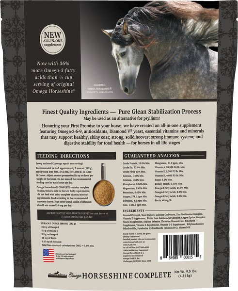 Omega Fields Omega Horseshine Complete Powder Horse Supplement