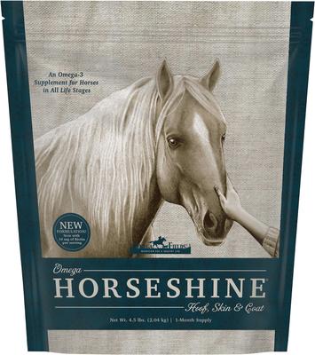 Show full view: Omega Fields Omega Horseshine Hoof, Skin & Coat Powder Horse Supplement, 4.5-lb bag slide 1 of 4