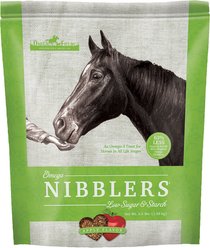Omega Fields Omega Nibblers Low Sugar & Starch Apple Horse Treats, 3.5-lb bag