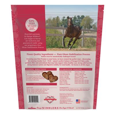 Show full view: Omega Fields Omega Nibblers Low Sugar & Starch Peppermint Horse Treats, 3.5-lb bag slide 2 of 4