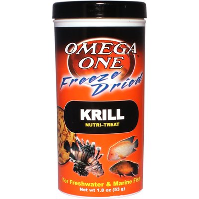 Omega One Omega One Freeze Dried Krill Freshwater & Marine Fish Treat, 1.8-oz