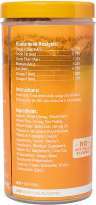 Show full view: Omega One Medium Sinking Goldfish Pellets Fish Food, 8-oz jar slide 3 of 7