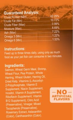 Show full view: Omega One Sinking Catfish Pellets with Shrimp Freshwater & Saltwater Fish Food, 4.5-oz jar slide 4 of 5