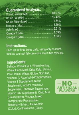 Show full view: Omega One Super Veggie Kelp Pellets Floating Algae Grazers Fish Food, 3.5-oz jar slide 3 of 3
