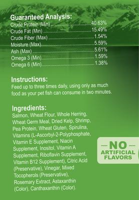 Show full view: Omega One Super Veggie Kelp Pellets Floating Algae Grazers Fish Food, 6.5-oz jar slide 3 of 3