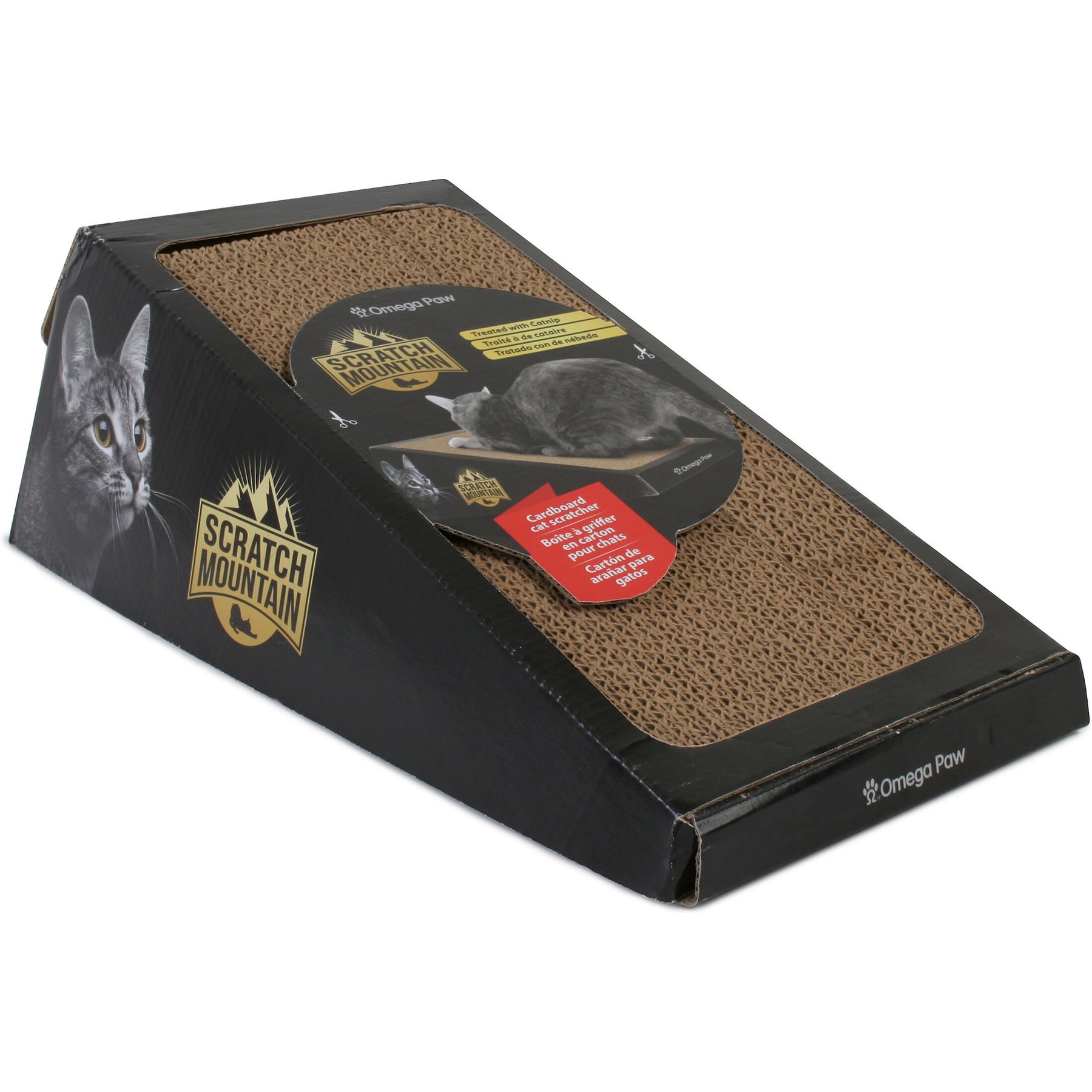 Omega Paw Cat Scratching Mountain, Black