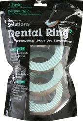 Omega Paw Dental Ring Medium/Large Dental Dog Treat, 3 count
