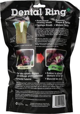 Show full view: Omega Paw Dental Ring Medium/Large Dental Dog Treat, 3 count slide 3 of 4