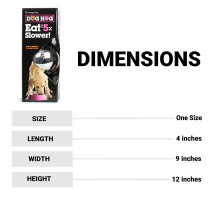 Show full view: Omega Paw Dog Hog Slow Dog Feeder, Silver, Large slide 2 of 3