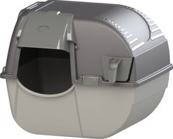 Omega Paw Easy Fill Roll 'n Clean Cat Litter Box, Regular slide 1 of 4
