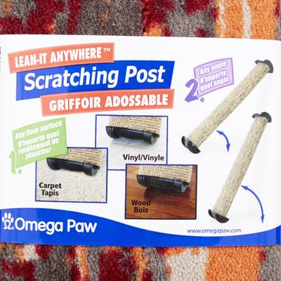 Show full view: Omega Paw Lean-It Anywhere Cat Scratch Post, Regular, 25-in slide 7 of 10