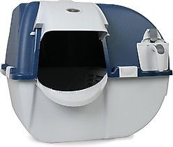 Omega Paw Roll 'N Clean Complete Self Cleaning Cat Litter Box, Large