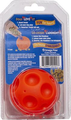 Show full view: Omega Paw Tricky Treat Ball Dog Toy, Large slide 2 of 6