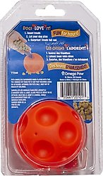 Omega Paw Tricky Treat Ball Dog Toy, Medium slide 2 of 4