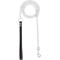 Show in main carousel: OmniPet Chain Dog Leash with Leather Handle, Medium Weight, 4-ft, Black slide 3 of 6