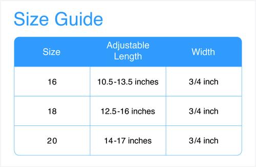 Show full view: OmniPet Latigo Leather Dog Collar, Black, 16-in slide 2 of 4