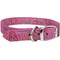 Show in main carousel: OmniPet Paisley Leather Dog Collar, Pink, 20-in slide 1 of 3