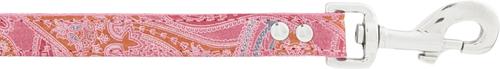 Show full view: OmniPet Paisley Leather Dog Leash, Pink, 4-ft, 3/4-in slide 3 of 7
