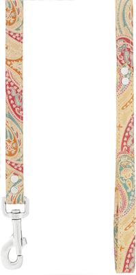 Show full view: OmniPet Paisley Leather Dog Leash, Sand, 4-ft, 3/4-in slide 3 of 8