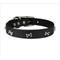 Show in main carousel: OmniPet Signature Leather Bone Dog Collar, Black, 16-in slide 1 of 6