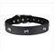 Show in main carousel: OmniPet Signature Leather Bone Dog Collar, Black, 24-in slide 1 of 6