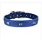 Show in main carousel: OmniPet Signature Leather Bone Dog Collar, Blue, 24-in slide 1 of 6