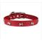 Show in main carousel: OmniPet Signature Leather Bone Dog Collar, Red, 16-in slide 1 of 6