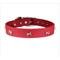 Show in main carousel: OmniPet Signature Leather Bone Dog Collar, Red, 22-in slide 1 of 6